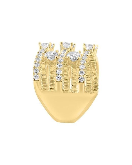 Effy Fine Jewelry Metallic Over 2.92 Ct. Tw. Lab-Grown Diamond Ring