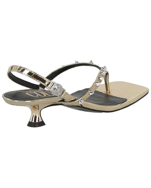 Versace Jeans Couture Metallic Sandal