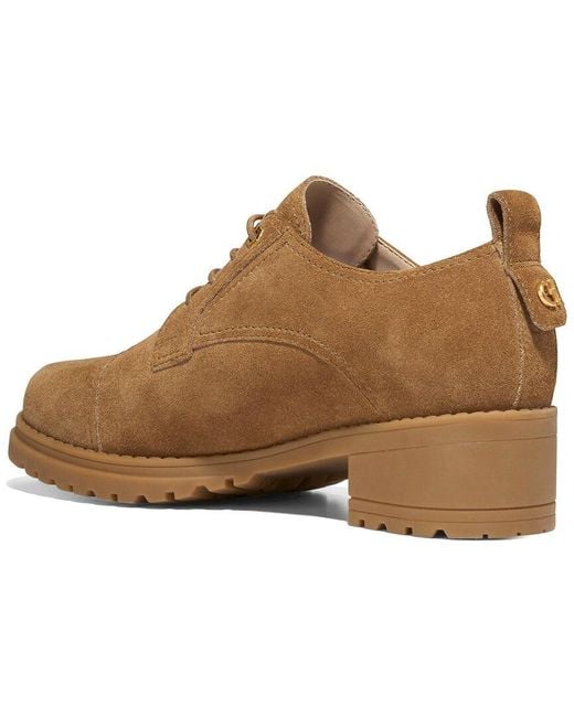 Cole Haan Brown Camea Suede Oxford
