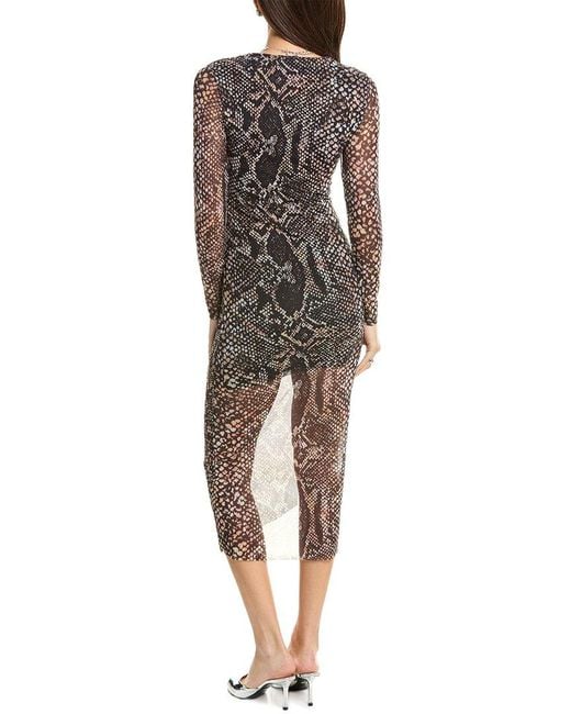 AllSaints Black Nora Waimea Mini Dress