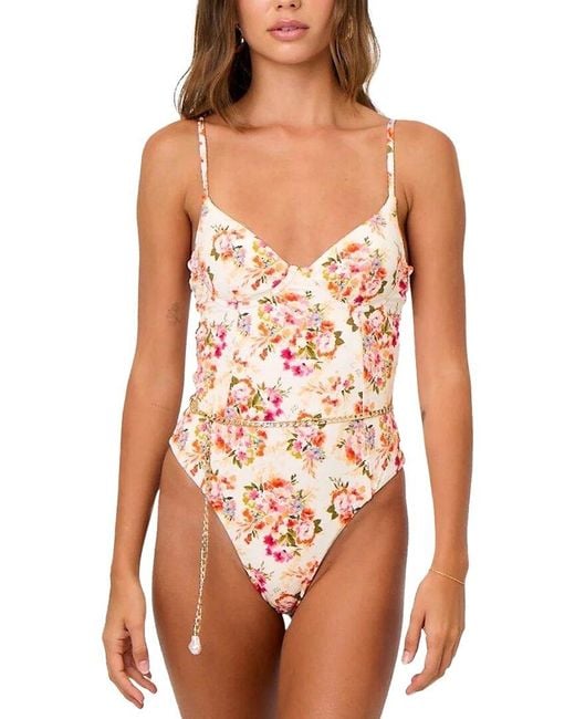 La Porte Pink Suzy Underwire Swimsuit
