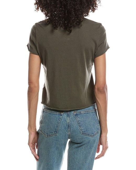 James Perse Brown Crewneck T-Shirt