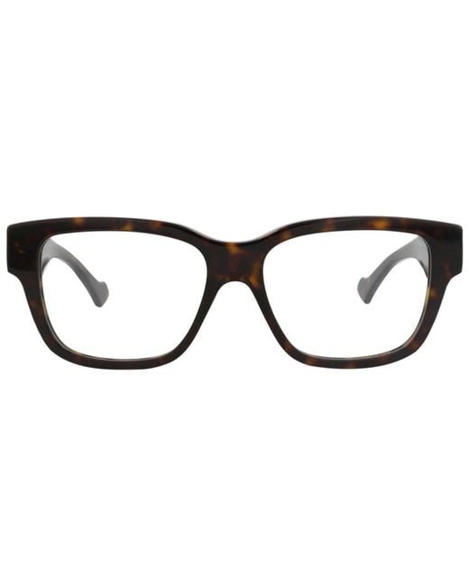 Gucci Brown 55Mm Optical Frames for men