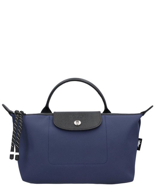 Longchamp Blue Le Pliage Energy Xs Canvas & Leather Handbag