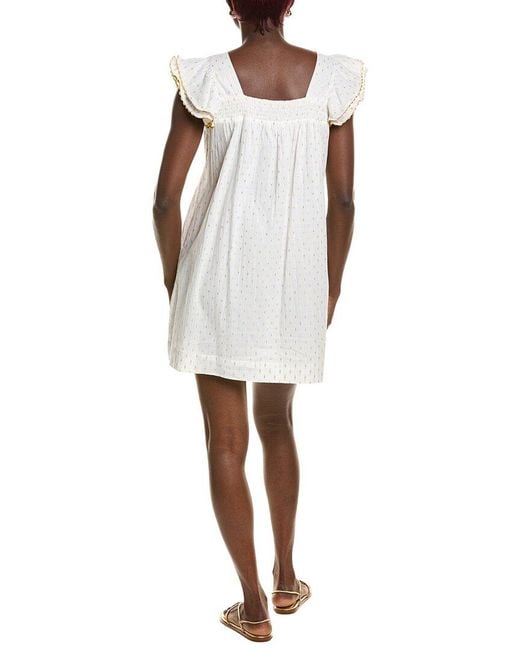 MER ST BARTH White Sandrine Mini Dress