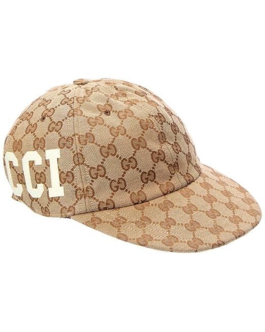 Gucci Natural Baseball Cap for men