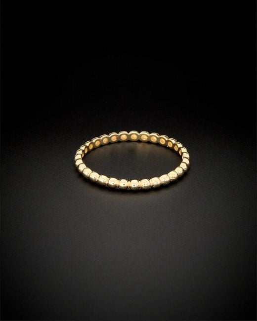 Italian Gold Black 14k Stackable Ring