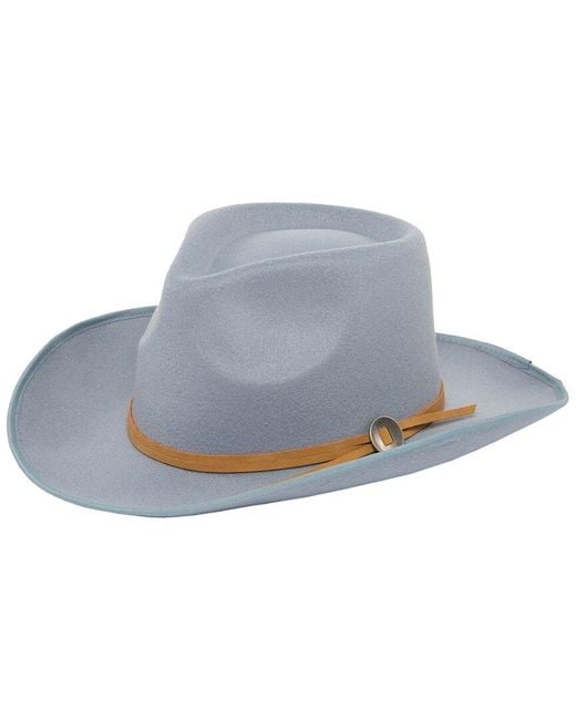 Frye Blue Fedora