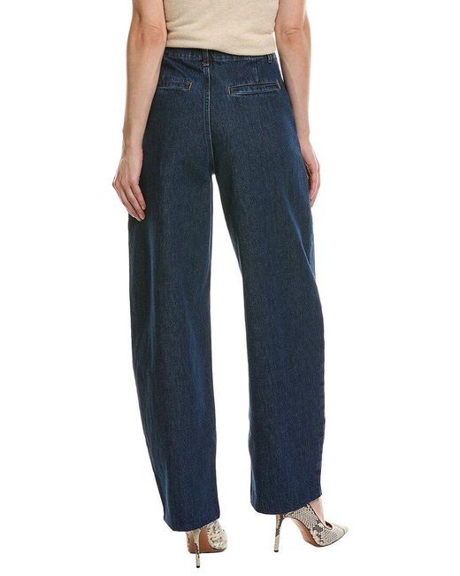 FRAME Blue Frame The Bowed Trouser Savoy Jean