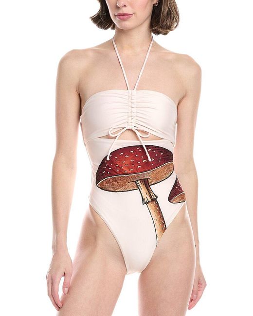 Agua Bendita Pink Setas One-Piece