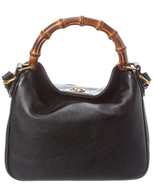 Gucci Black Diana Small Leather Shoulder Bag