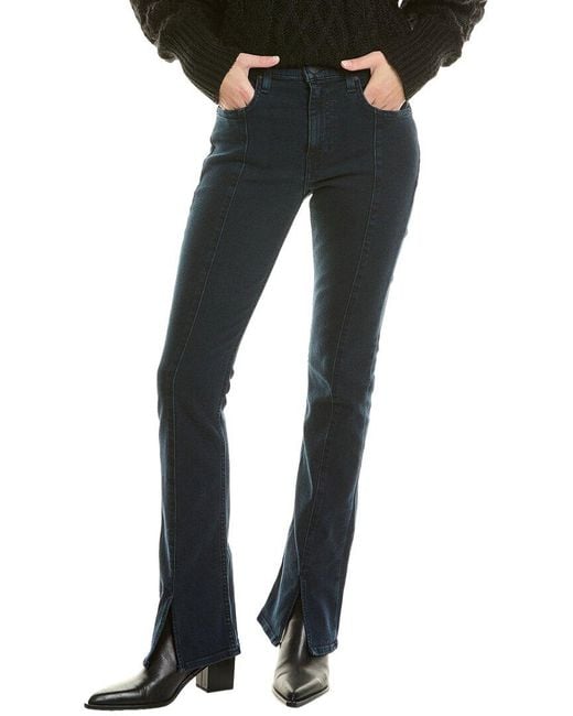 Hudson Jeans Women's Black Barbara High-Rise Baby Bootcut