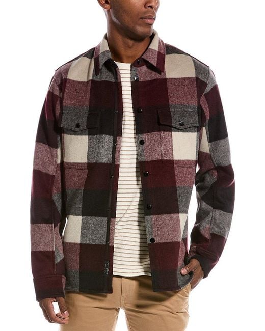 pen kabine Som Rag & Bone Jack Engineered Wool-blend Shirt Jacket in Brown for Men | Lyst
