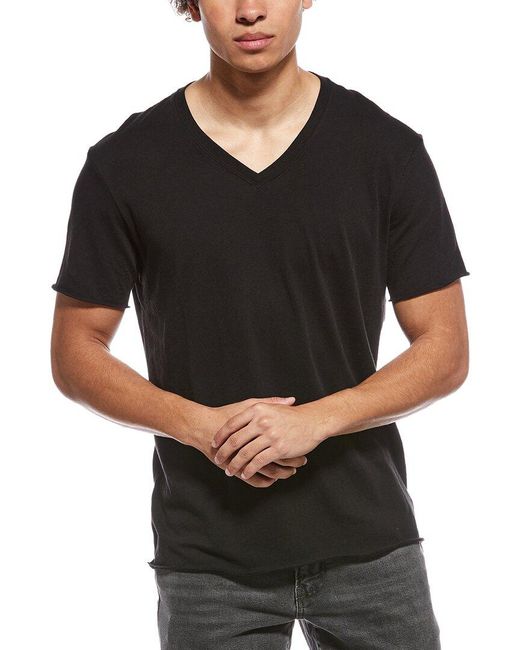 ATM Black Vintage Jersey Co Cr for men