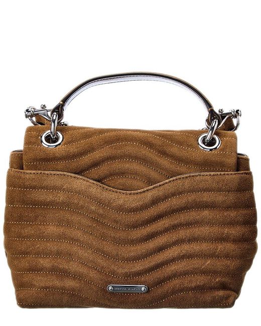 Rebecca minkoff mab quilted top handle satchel hotsell
