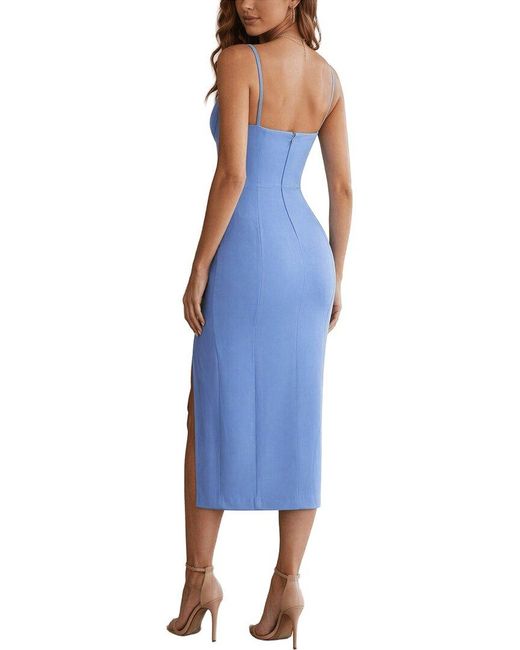 Alma King Blue Midi Dress