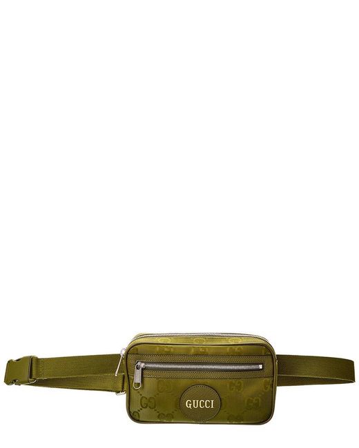 【GUCCI 】GG Off The Grid Belt Bag JUNIPER GREEN GUCCI Econyl Nylon Monogram Off The Grid Belt Bag Juniper