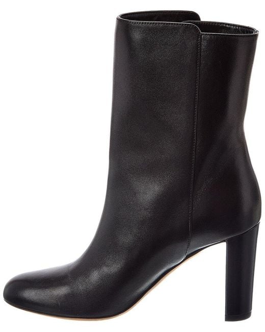 Jimmy Choo Black Rina 85 Leather Boot