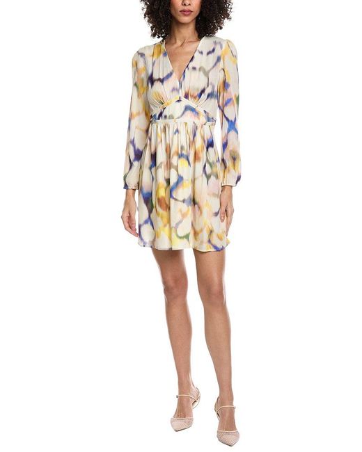 Ba&sh White Robe Fredy Mini Dress
