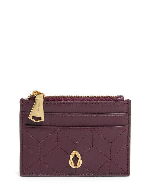 Aimee Kestenberg Purple Unity Cc Leather Wallet