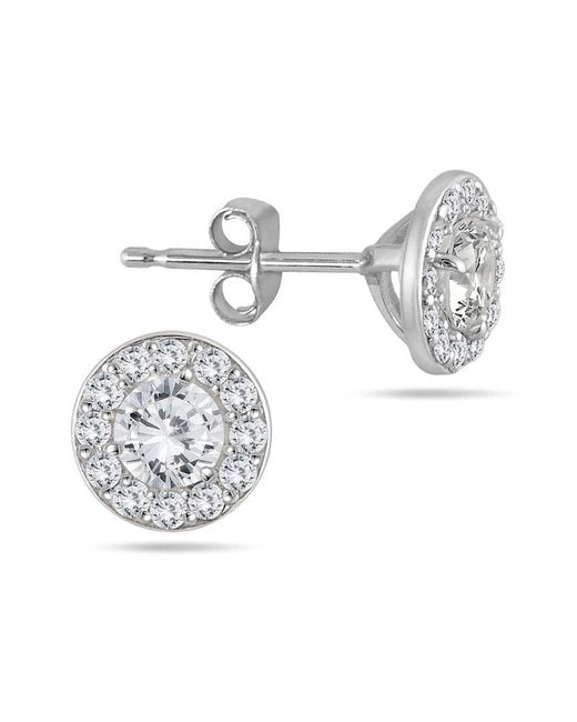 Diamond Select Cuts Metallic 14k 0.71 Ct. Tw. Diamond Earrings