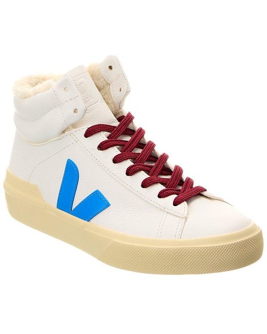 Veja Blue Minotaur Winter Leather Sneaker