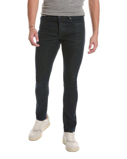 DIESEL Black Tepphar Dark Wash Slim Straight Jean for men