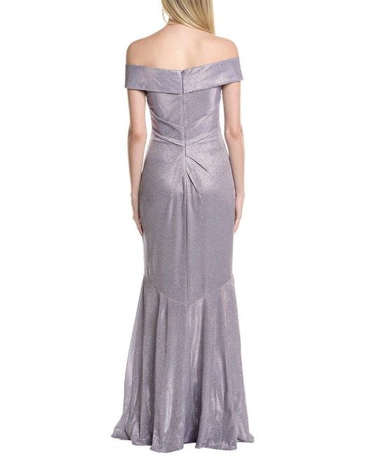 Rene Ruiz Purple Mermaid Gown