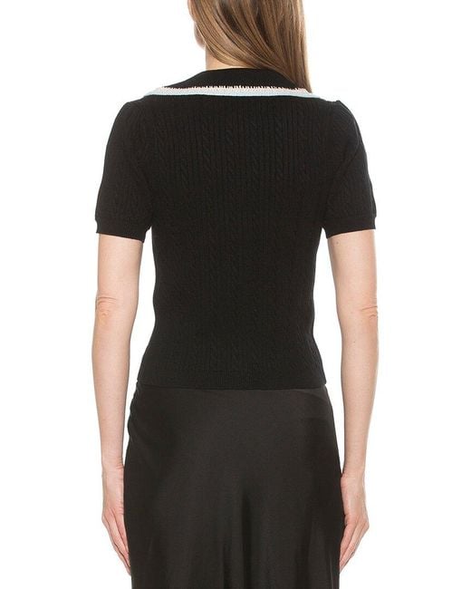 Alexia Admor Black Kith Top