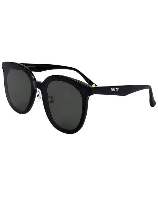 Anna Sui Black As2210 66mm Sunglasses