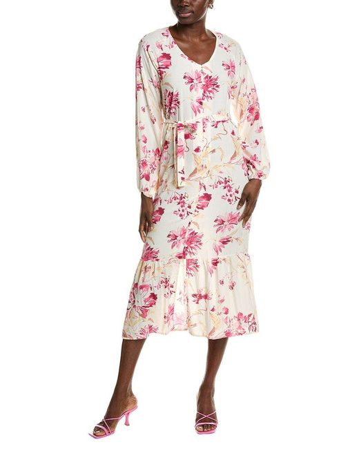 IPPONELLI Pink Midi Dress