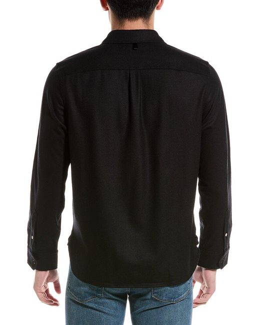 Rag & Bone Black Jack Wool-blend Shirt for men
