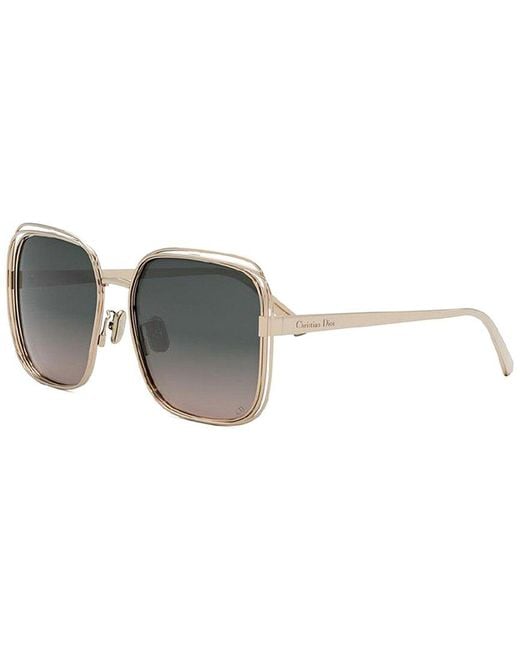 Dior Metallic Fil 58Mm Sunglasses