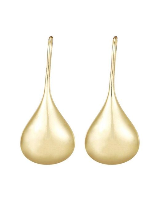 Adornia Metallic 14K Plated Rain Drop Wire Earrings