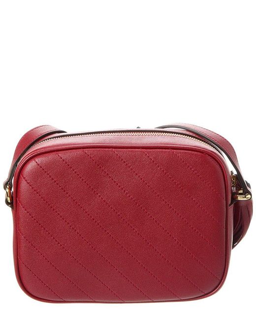 Gucci Red Blondie Small Leather Shoulder Bag