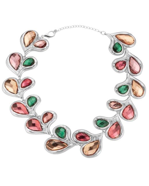Sphera Milano Multicolor Plated Cz Necklace