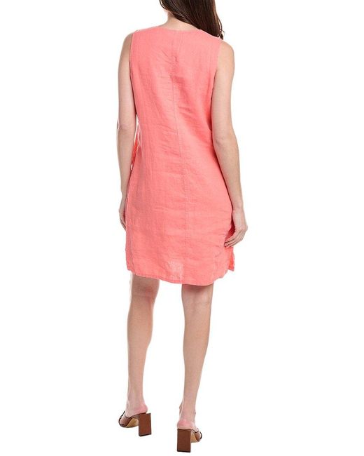 Tommy Bahama Pink Two Palms Linen Shift Dress