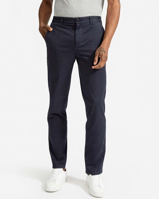 Everlane Blue The Midweight Straight Chino for men