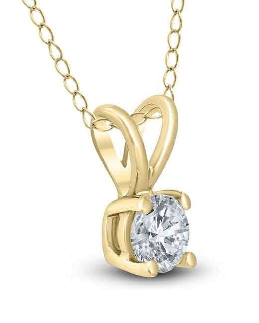 True Diamond Metallic 14k 0.23 Ct. Tw. Diamond Necklace