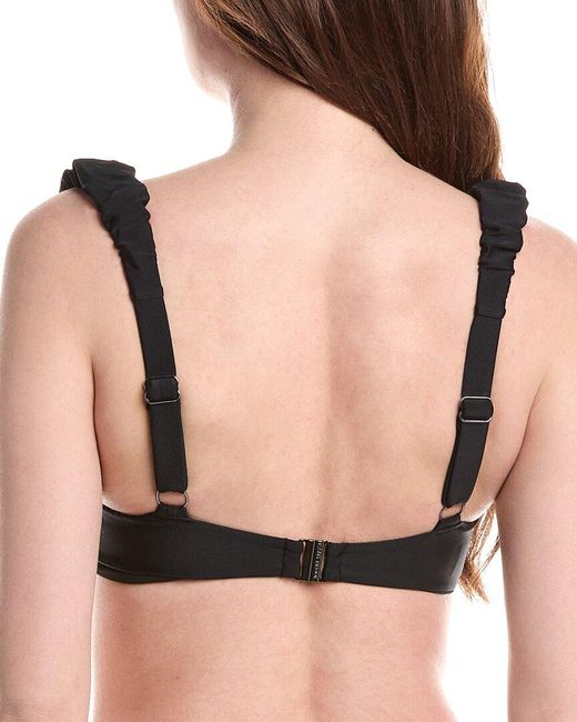Ramy Brook Black Rachel Bikini Top