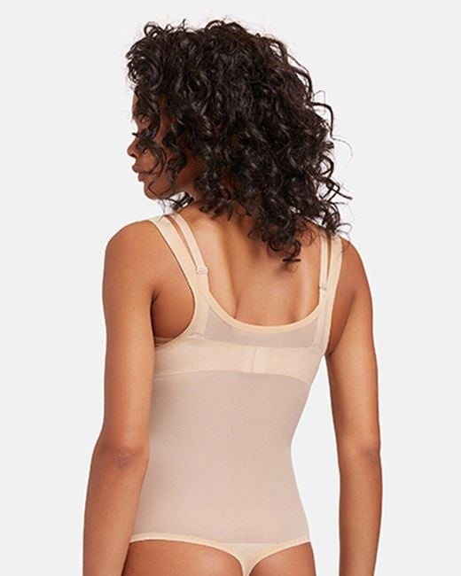 Wolford White Tulle Forming String Bodysuit