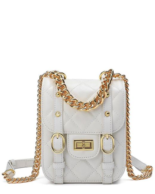 Tiffany & Fred Quilted Leather Crossbody in Black Lyst