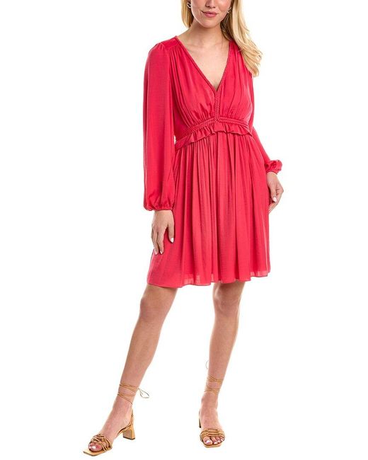 Kobi Halperin Red Alexis Mini Dress