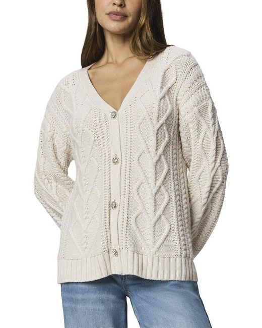 Splendid Gray Harlow Hearts Cardigan