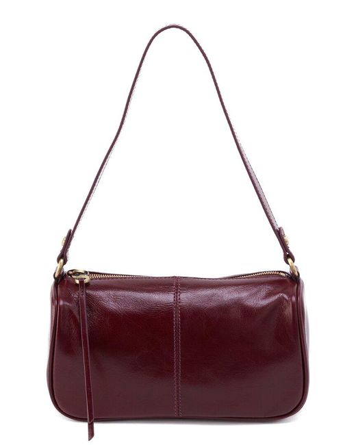 Hobo International Purple Autry Small Leather Shoulder Bag
