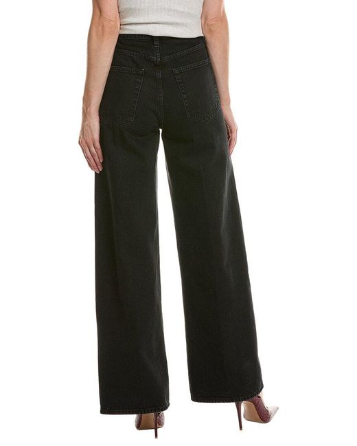 FRAME Black Frame The Collegiate Astral Wide Leg Jean