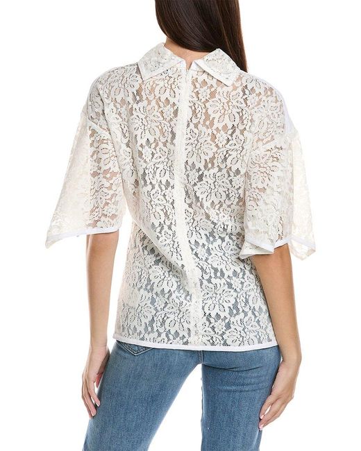 3.1 Phillip Lim White Lace Blouse