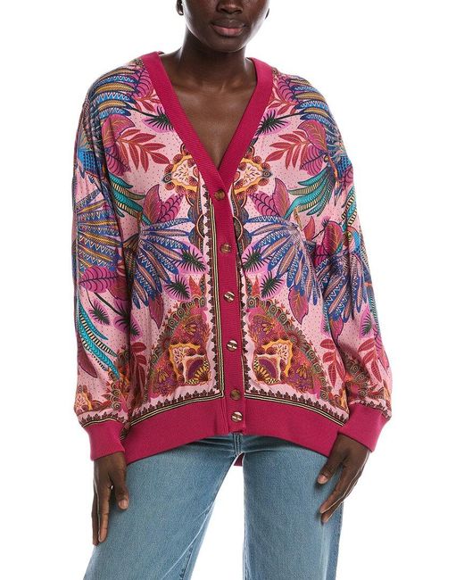 Farm Rio Red Cardigan