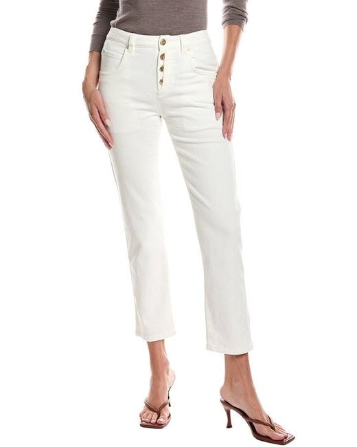 Brunello Cucinelli White Pant