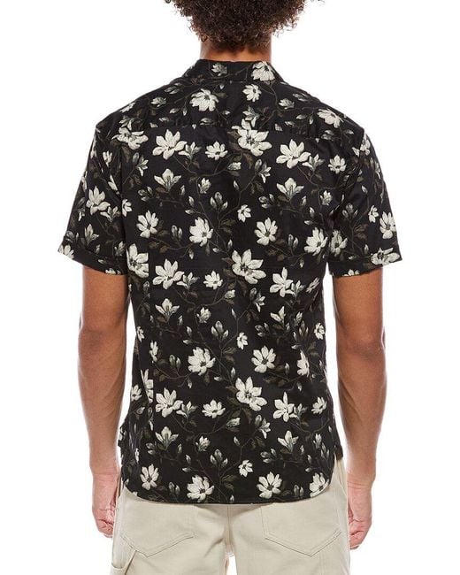 John Varvatos Black Loren Slim Fit Sport Shirt for men